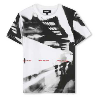 Printed cotton T-shirt DKNY BOY