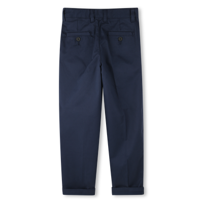 Plain twill chino trousers BOSS BOY