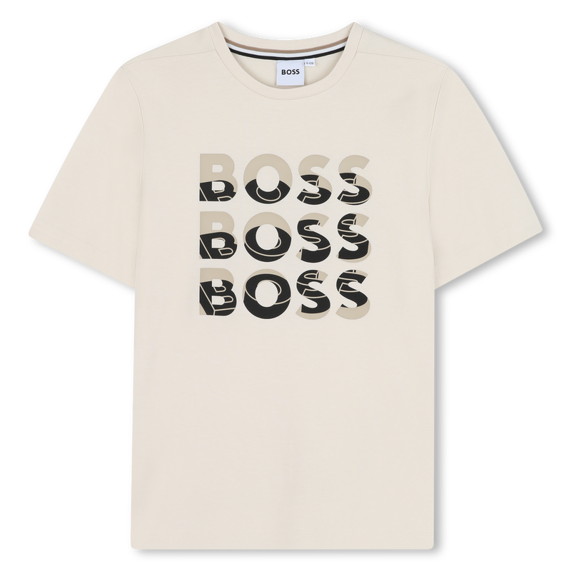 Short-sleeved cotton T-shirt BOSS 
                        BOY