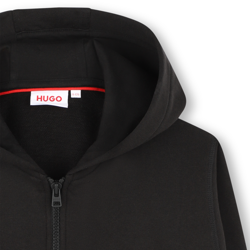 Hooded zipped sweatshirt HUGO 
                        BOY