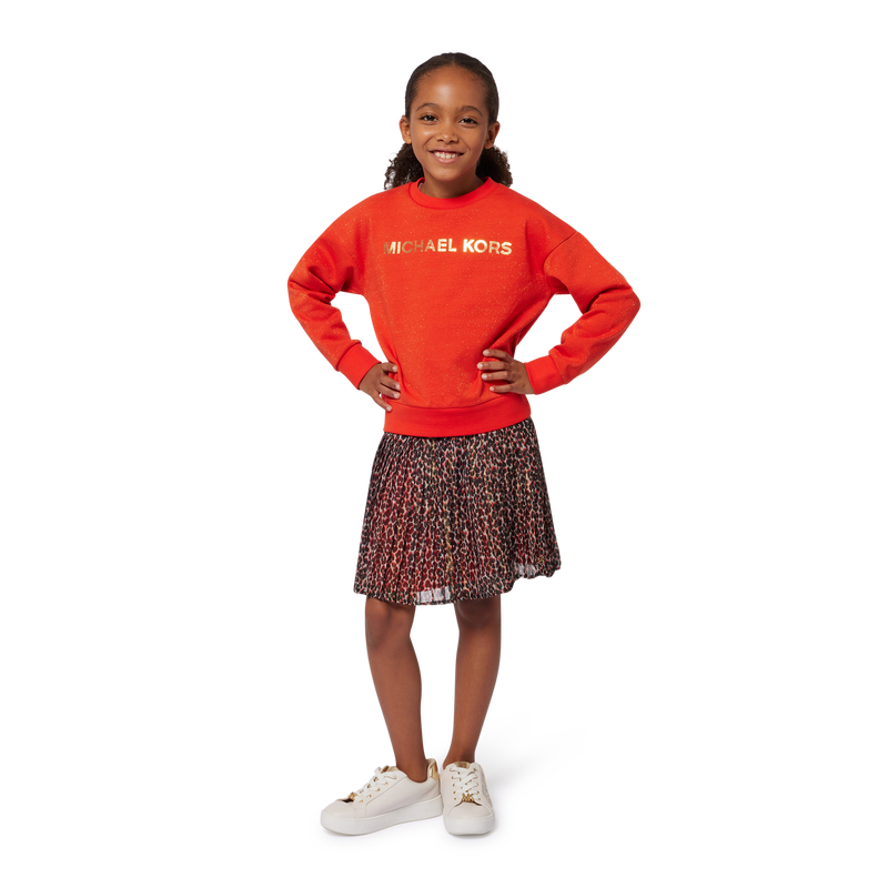 Glittery sweatshirt MICHAEL KORS 
                        GIRL