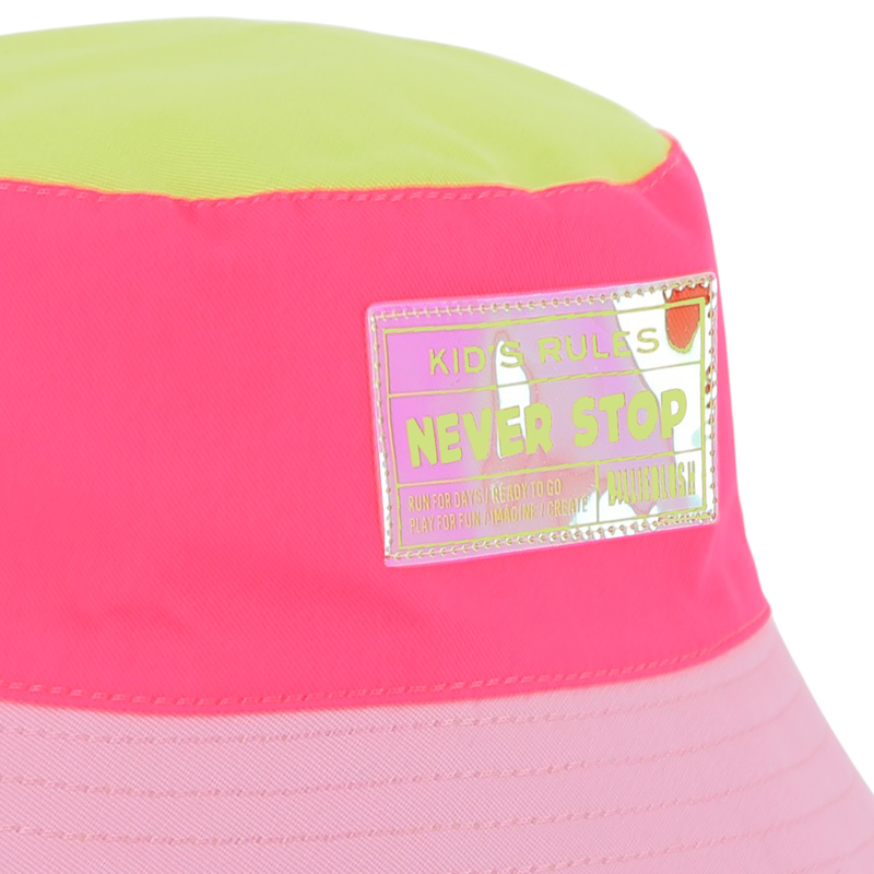 BUCKET HAT WITH BADGE BILLIEBLUSH 
                        GIRL