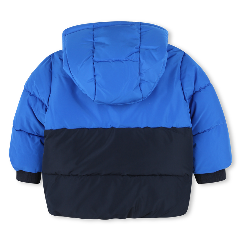 Two-tone hooded puffer jacket BOSS 
                        BOY