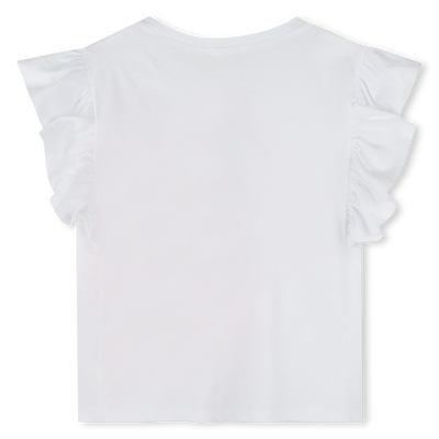 T-shirt with frilled sleeves BILLIEBLUSH GIRL