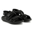 Hook-and-loop leather sandals KARL LAGERFELD KIDS 
                    BOY