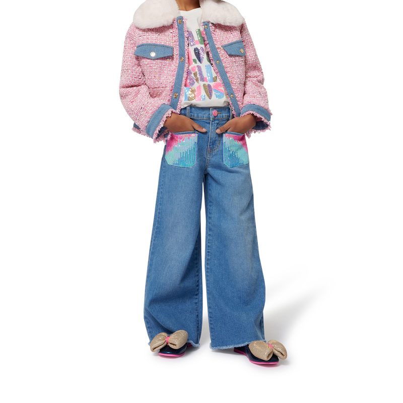 Denim trousers BILLIEBLUSH 
                        GIRL