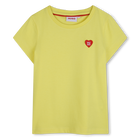 Short-sleeved t-shirt, LEMON, hi-res