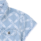 Short-sleeved denim jacket MICHAEL KORS 
                    GIRL