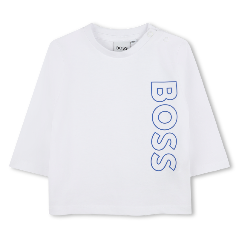 Cotton T-shirt with logo BOSS 
                        BOY