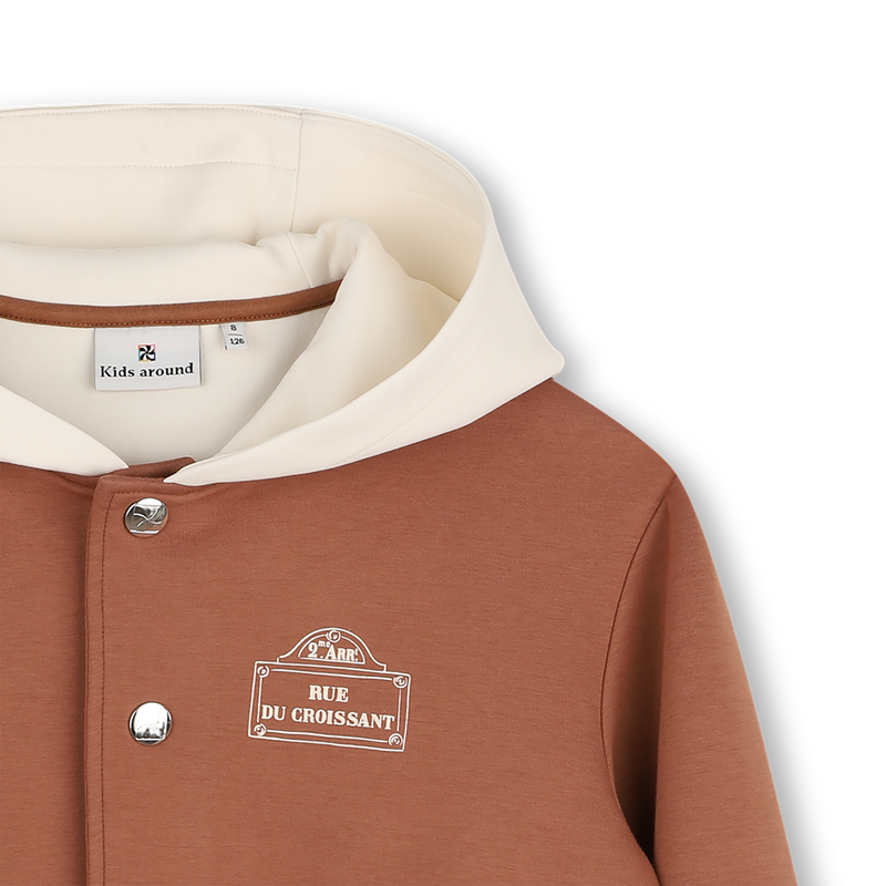 Hooded cardigan KIDS AROUND 
                        GIRL