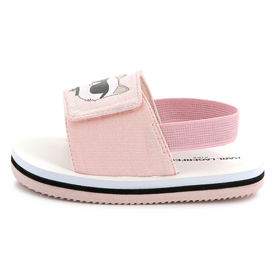 Light hook-and-loop sandals KARL LAGERFELD KIDS UNISEX