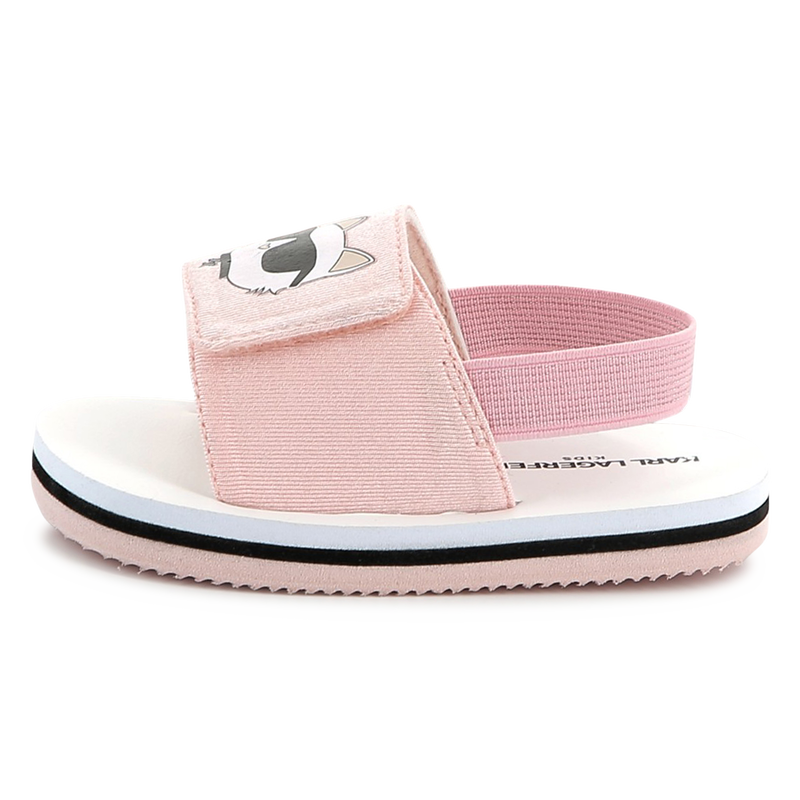 Light hook-and-loop sandals KARL LAGERFELD KIDS 
                        UNISEX
