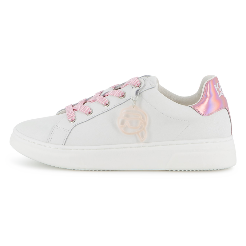 Lace-up low-top sneakers KARL LAGERFELD KIDS 
                        GIRL