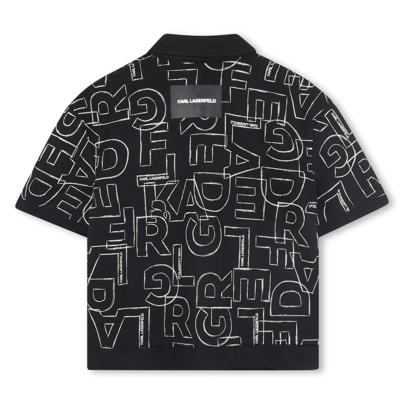 Short-sleeved jersey shirt KARL LAGERFELD KIDS 
                        BOY
