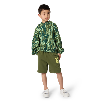 FLEECE BERMUDA SHORTS KENZO KIDS BOY