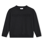 Fleece sweatshirt, BLACK, hi-res