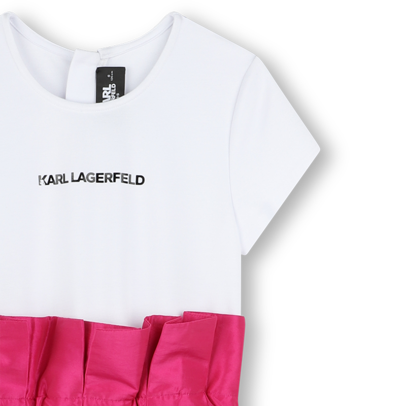 Taffeta special occasion dress KARL LAGERFELD KIDS 
                        GIRL