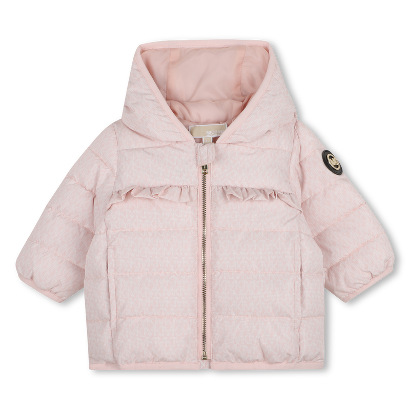 Hooded down jacket MICHAEL KORS 
                        GIRL