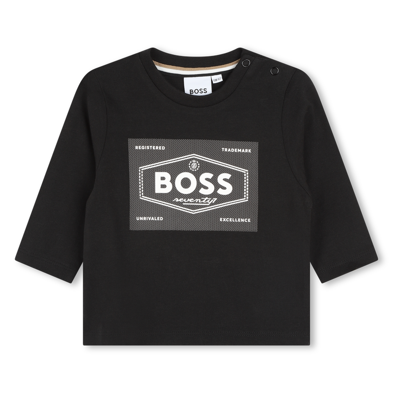 Cotton T-shirt with print BOSS 
                        BOY