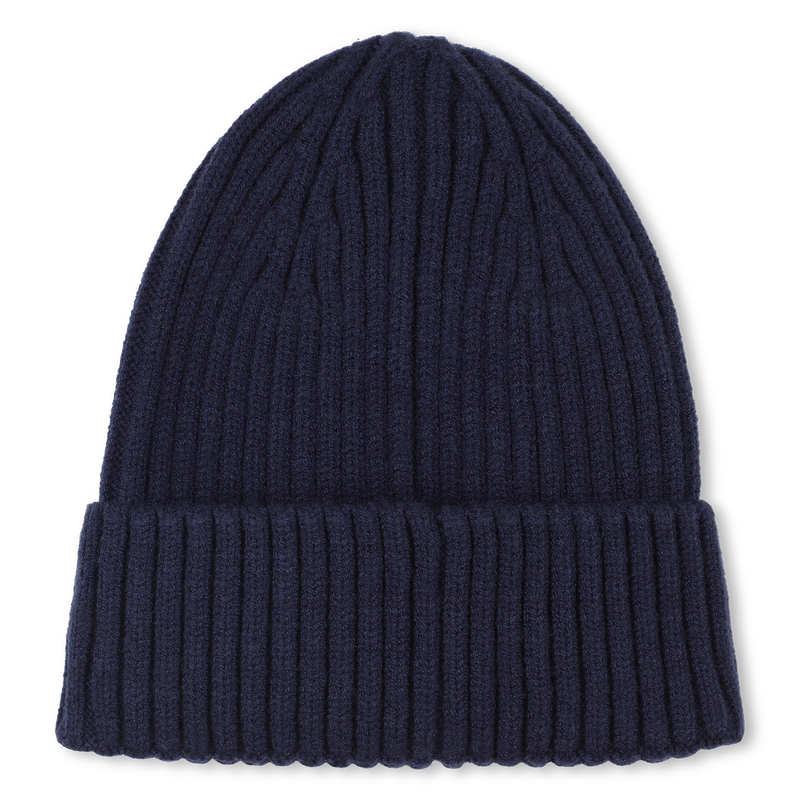 Knitted badge hat with logo TIMBERLAND 
                        BOY