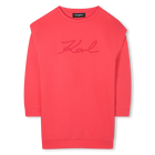 Long sleeve dress KARL LAGERFELD KIDS 
                    GIRL