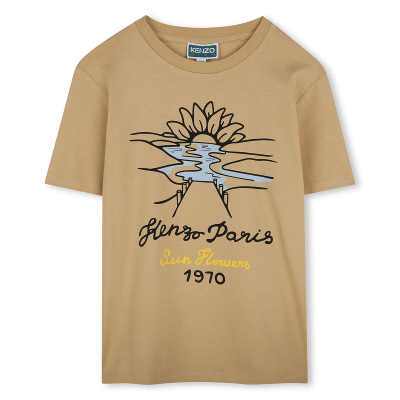 Short-sleeved cotton T-shirt KENZO KIDS 
                        BOY