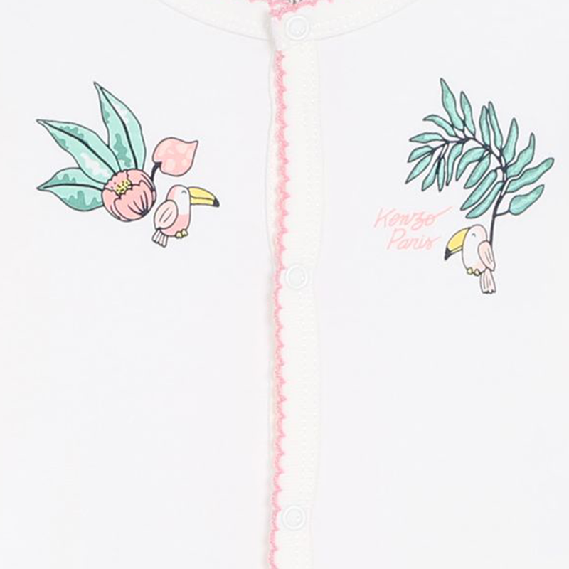 Cotton press stud pyjamas KENZO KIDS 
                        GIRL