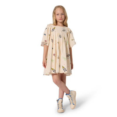 POPLIN DRESS KENZO KIDS GIRL