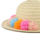 Iridescent pompom sun hat BILLIEBLUSH 
                    GIRL
