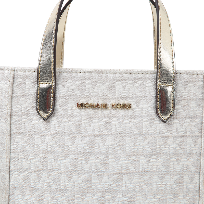 Printed zip-up tote bag MICHAEL KORS 
                        GIRL