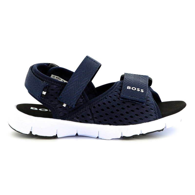 Hook-and-loop canvas sandals BOSS 
                        BOY