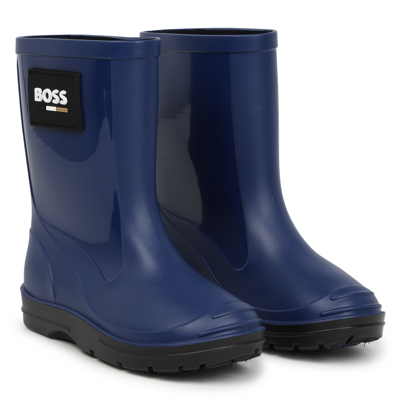 Bi-textured rain boots BOSS 
                        BOY