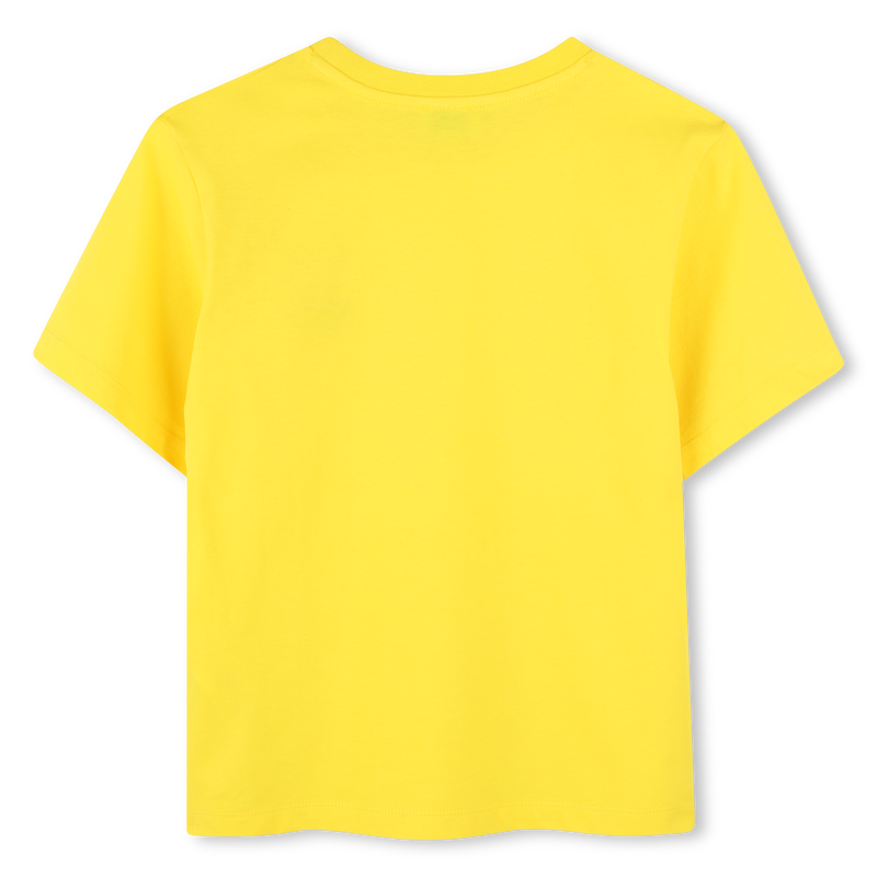 Embroidered T-shirt with patch KENZO KIDS 
                        GIRL