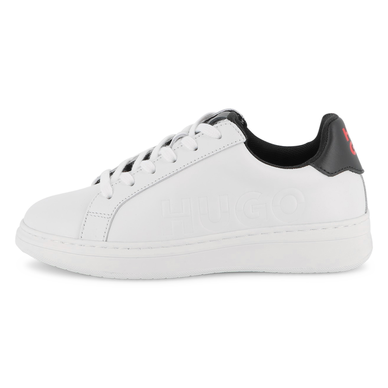 Cowhide leather sneakers HUGO 
                        BOY