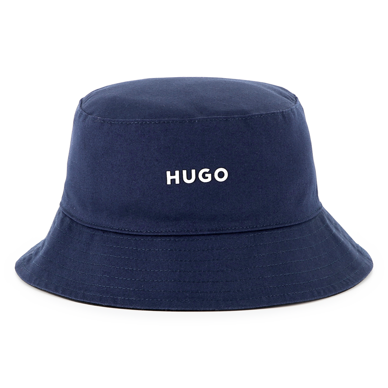 Reversible twill bucket hat HUGO 
                        BOY