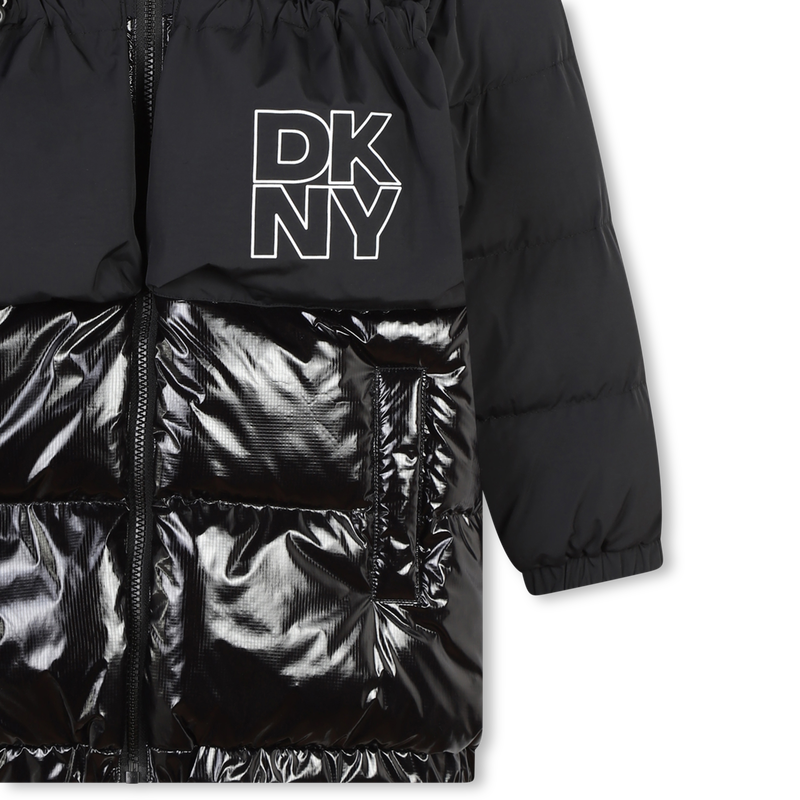 Hooded puffer jacket DKNY 
                        GIRL