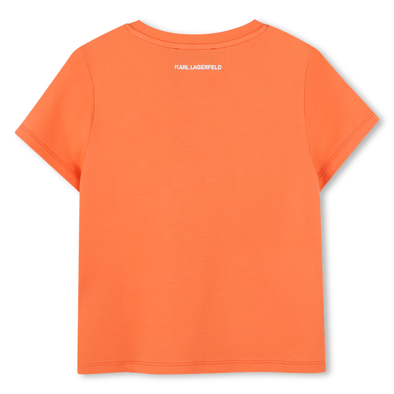 T-shirt with print KARL LAGERFELD KIDS 
                        GIRL