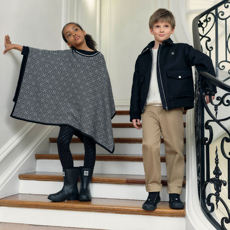Cotton & Cashmere Cape GIVENCHY 
                        GIRL
