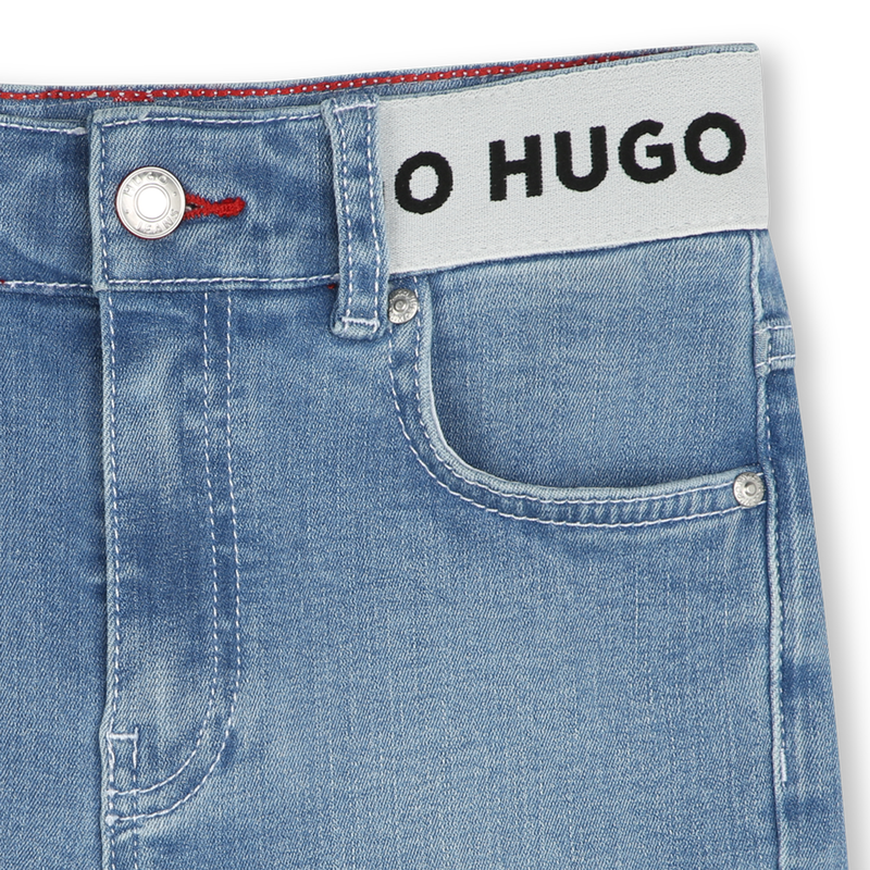 Denim shorts with pockets HUGO 
                        GIRL