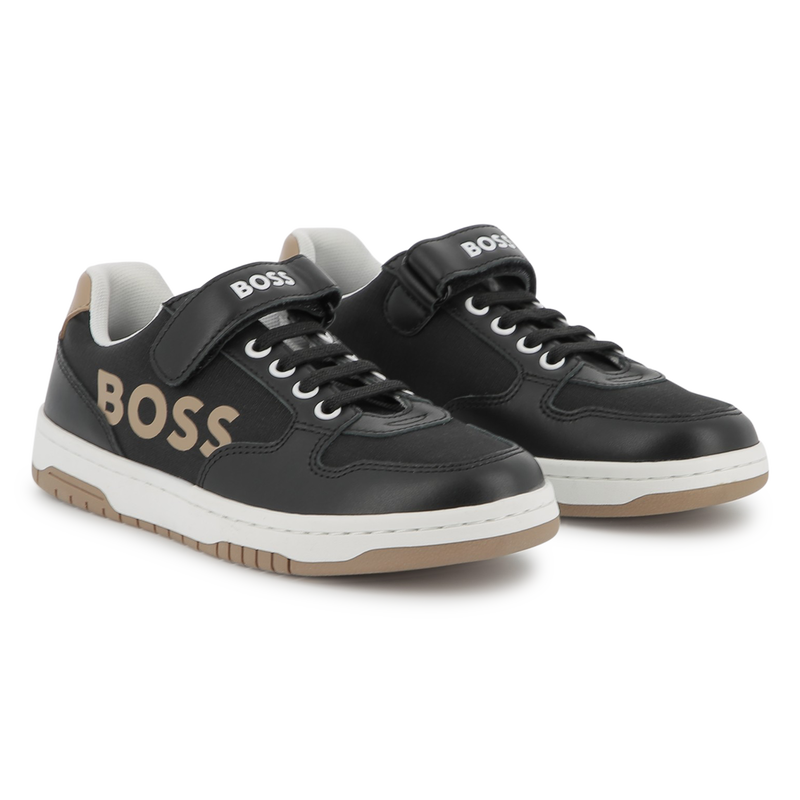 Laced hook-and-loop trainers BOSS 
                        BOY