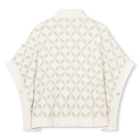 Zip-up knitted cape MICHAEL KORS 
                    GIRL
