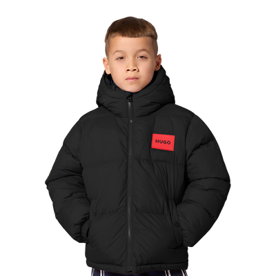 Hooded down jacket HUGO BOY