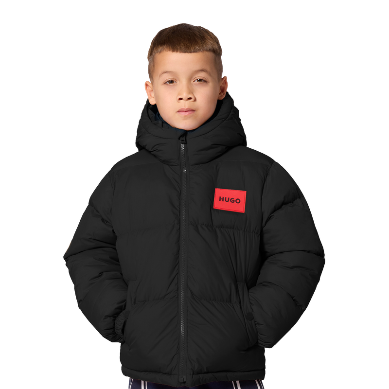 Hooded down jacket HUGO 
                        BOY