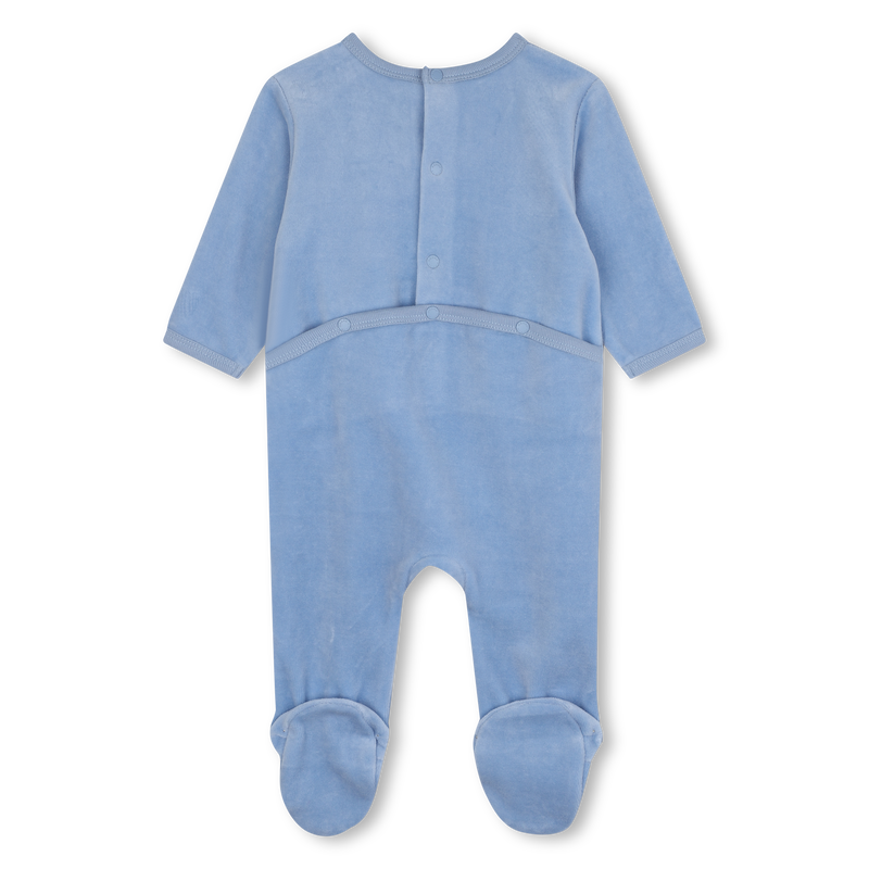 Embroidered velvet pyjamas KENZO KIDS 
                        BOY