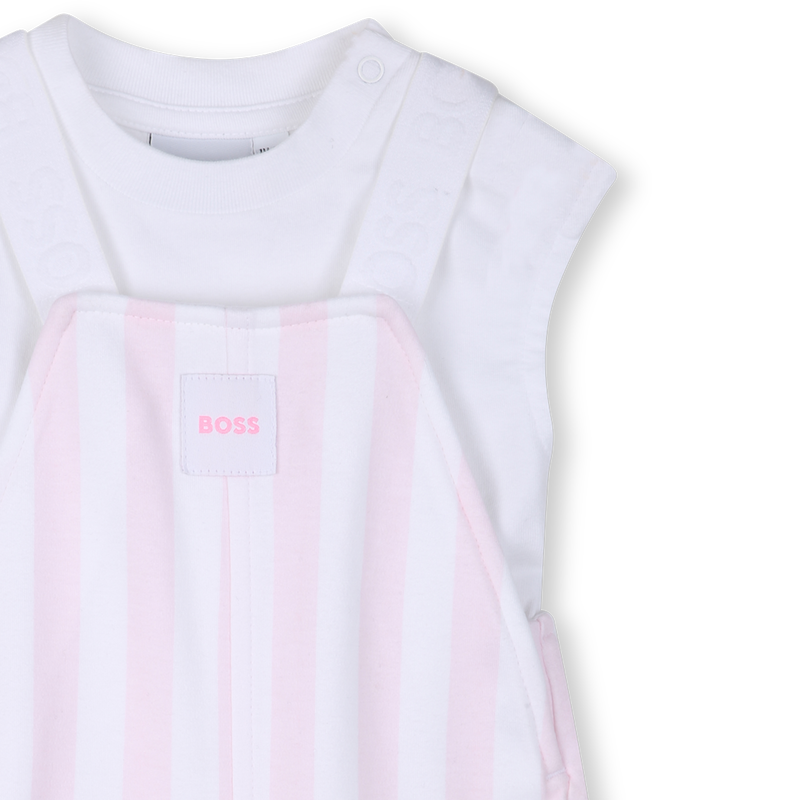 OVERALLS + T-SHIRT SET BOSS 
                        GIRL