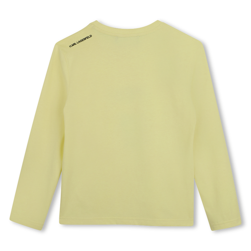 Long sleeve t-shirt KARL LAGERFELD KIDS 
                        BOY