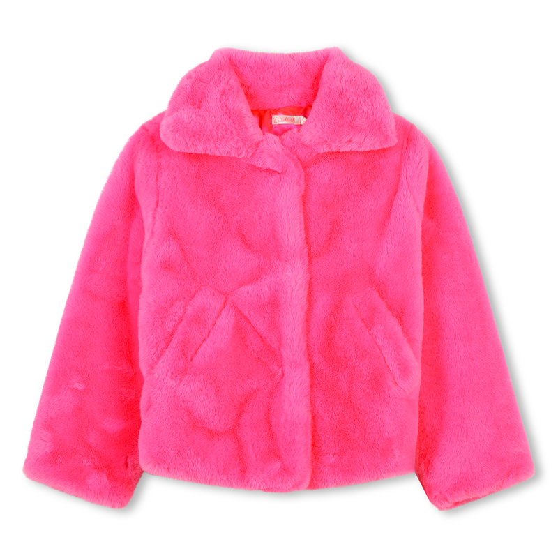Fluffy fleece coat BILLIEBLUSH 
                        GIRL