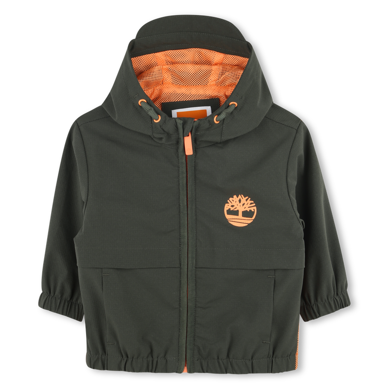 Zip-up hooded windbreaker TIMBERLAND 
                        BOY