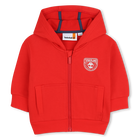 Hooded jogger sweatshirt, RED, hi-res