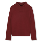 Long-sleeved T-shirt with stand-up collar MICHAEL KORS 
                    GIRL
